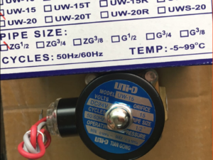 Van điện từ UniD UW 15