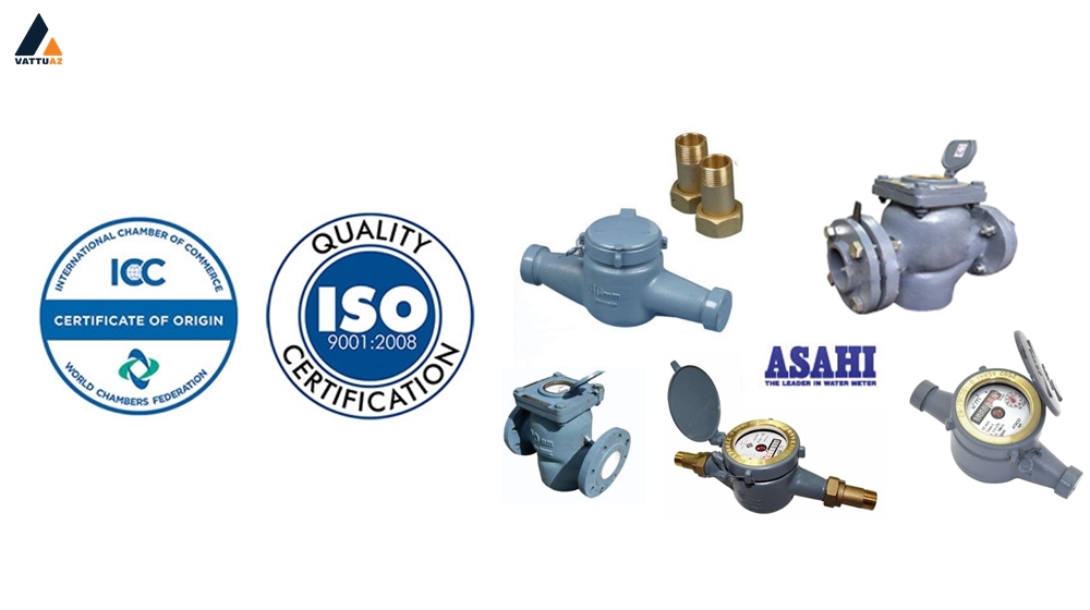đồng hồ nước Asahi