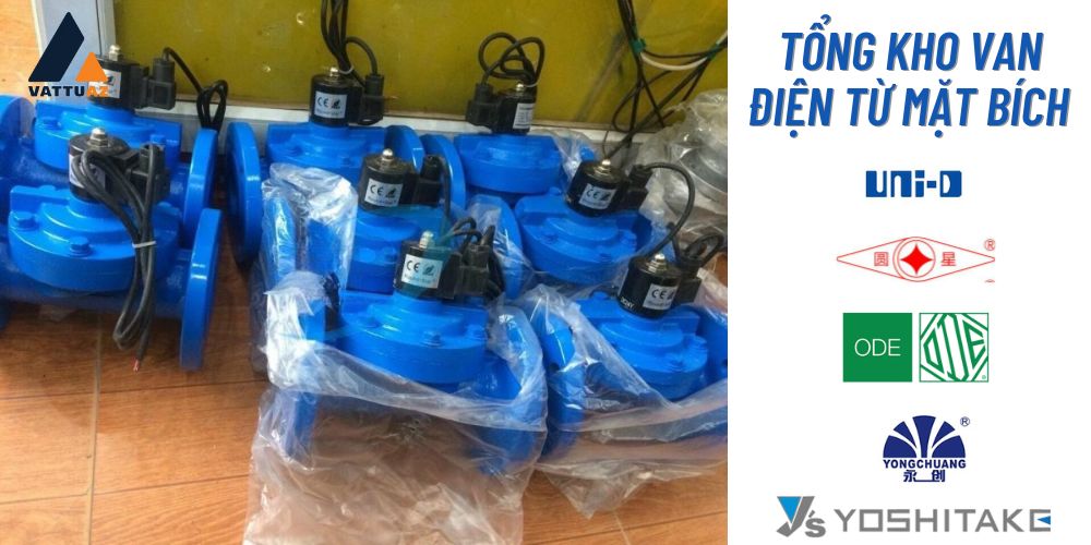 Ủy quyền phân phối van điện từ mặt bích từ nhiều thương hiệu nổi tiếng