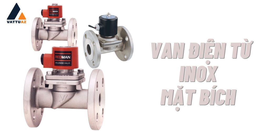 Van điện từ inox mặt bích 