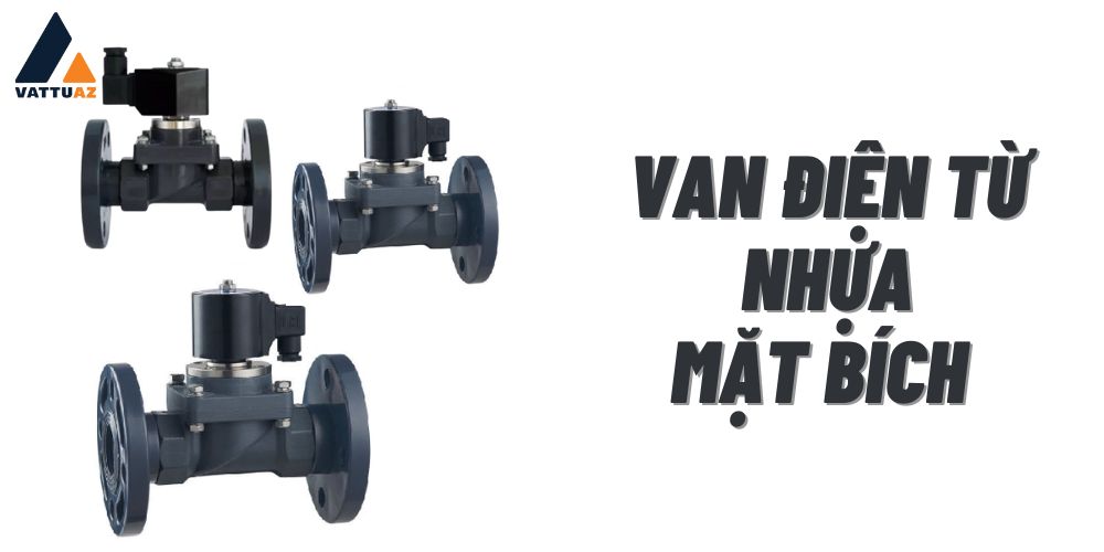 Van điện từ nhựa mặt bích 