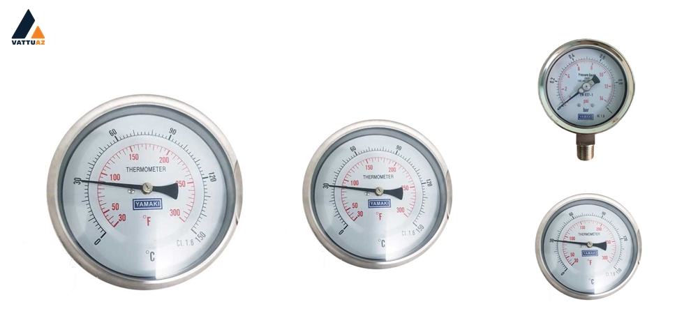 Đồng hồ áp suất Yamaki cung cấp đa dạng kích cỡ