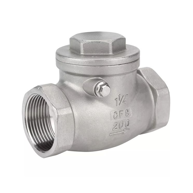 Van một chiều inox dạng lá lật