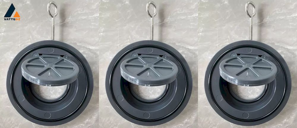Van nước 1 chiều nhựa dạng cửa treo