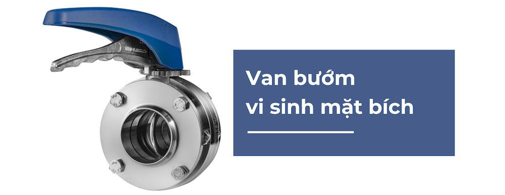 Van bướm vi sinh lắp bích