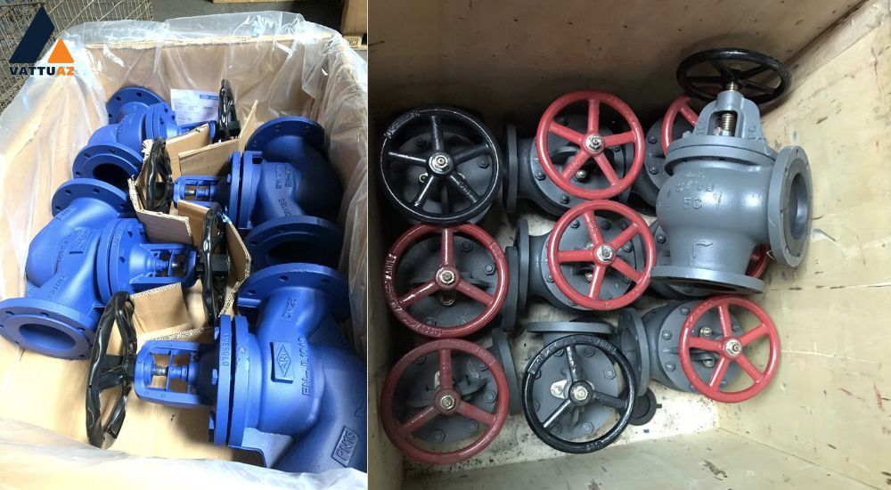 đa dạng mẫu mã van cầu gang