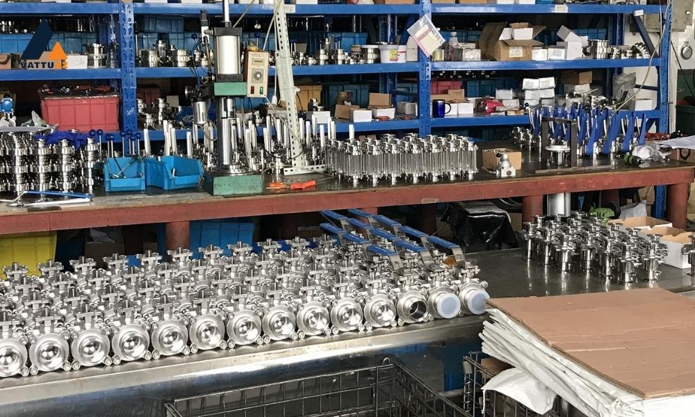 Vật tư cung cấp sản phẩm van vi sinh inox và van vi sinh inox 316