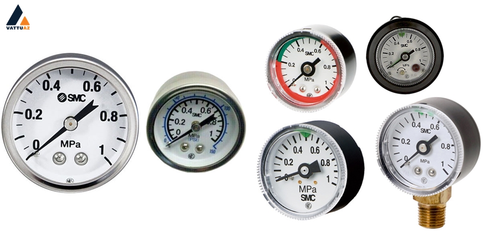 Đồng hồ áp suất âm đa dạng chủng loại