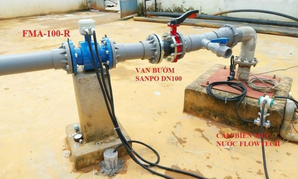 Ứng dụng của đồng hồ điện từ FMA Flowtech