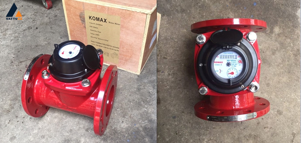 Đồng hồ Komax DN50 nước nóng