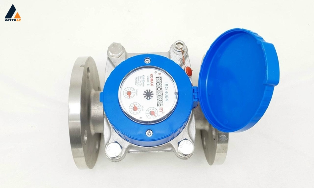 Đồng hồ Komax DN50 inox