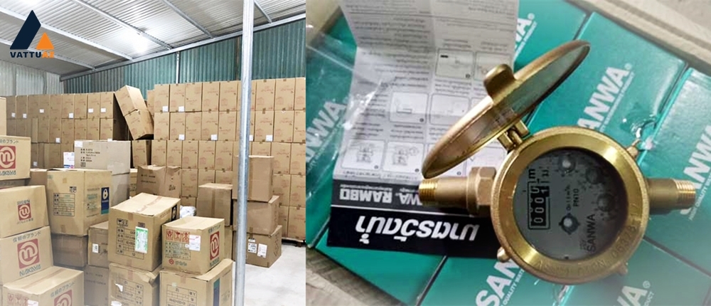 Đồng hồ nước Sanwa nhập khẩu chính hãng Thái Lan