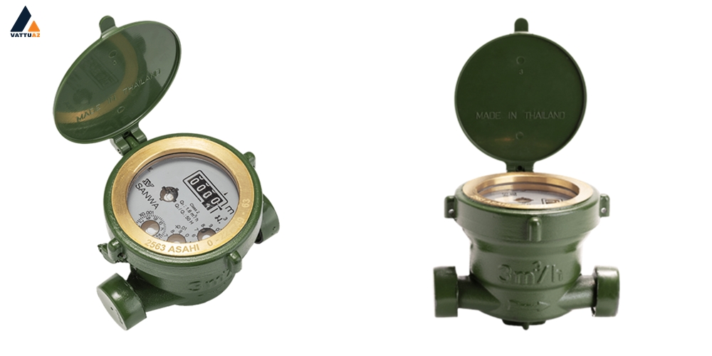Đồng hồ nước Sanwa kết nối kiểu ren