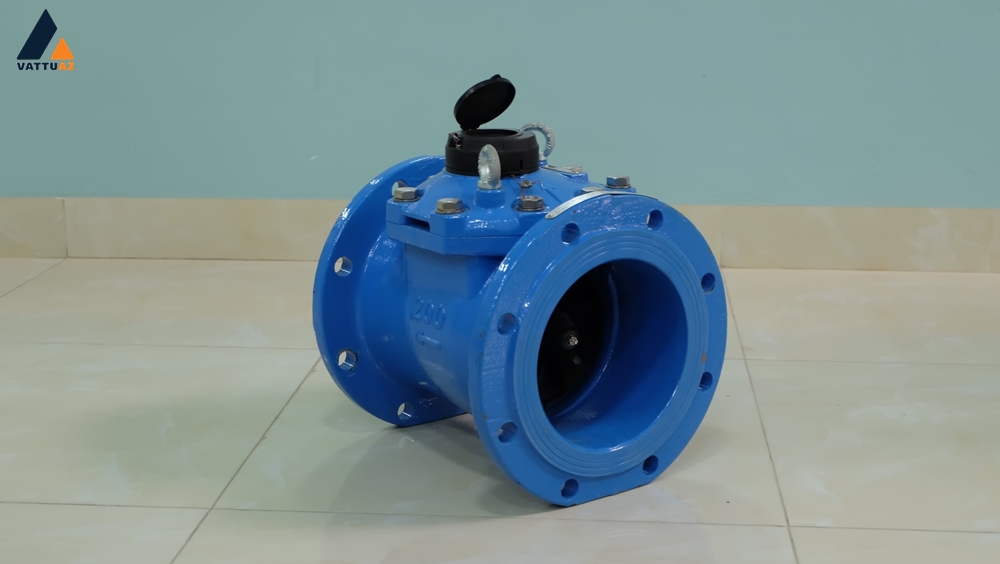 Ứng dụng đồng hồ nước Powogaz lắp bích