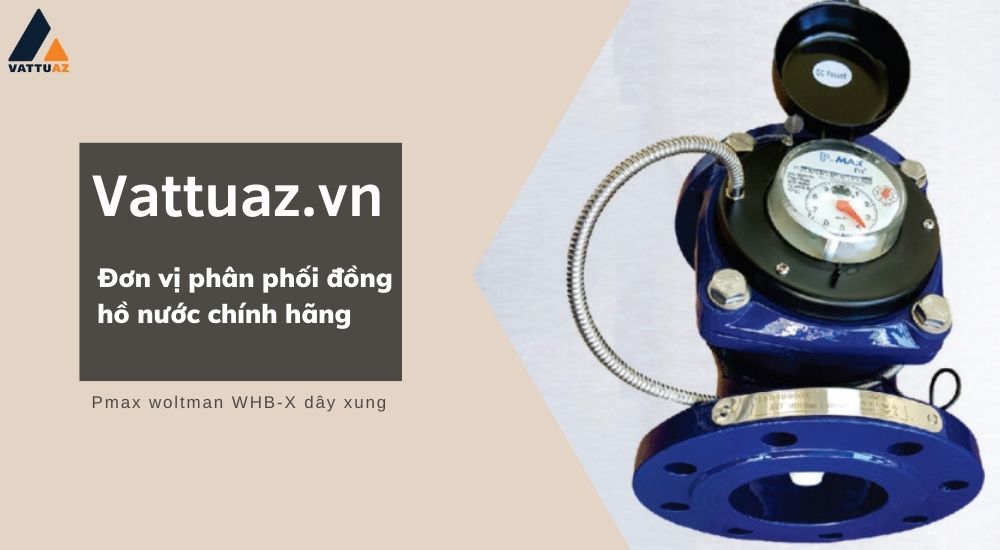 Vattuaz - địa chỉ phân phối đồng hồ nước Pmax uy tín