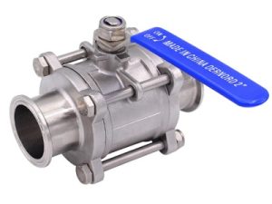 Van bi 3PC vi sinh nối Clamp tay gạt