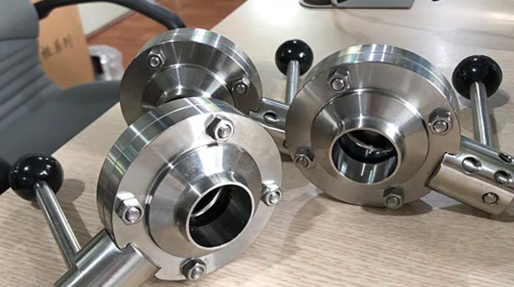 van bướm DN100 inox vi sinh