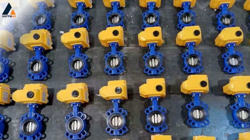 Van bướm DN50 điều khiển điện