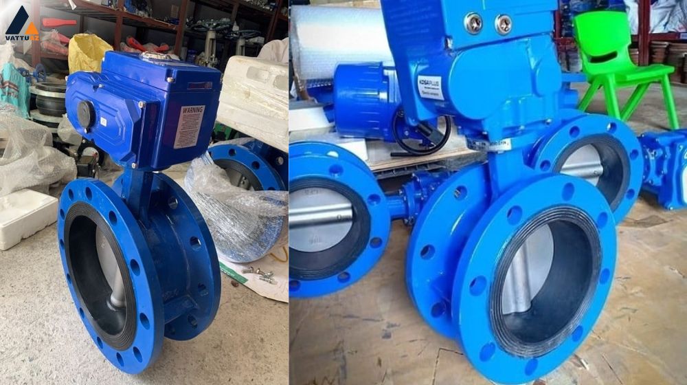 Kết nối mặt bích của van bướm điện DN200