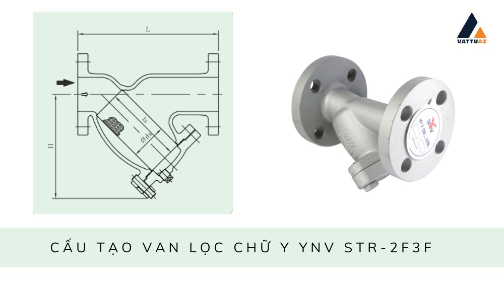 Van lọc chữ y YNV STR-2F3F