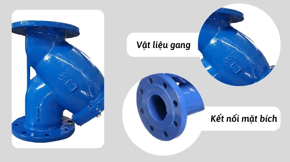 Kiểu kết nối của y lọc ARV PN16