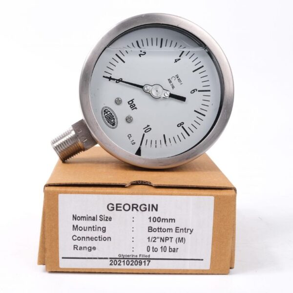 Đồng hồ áp suất Georgin 0~10bar