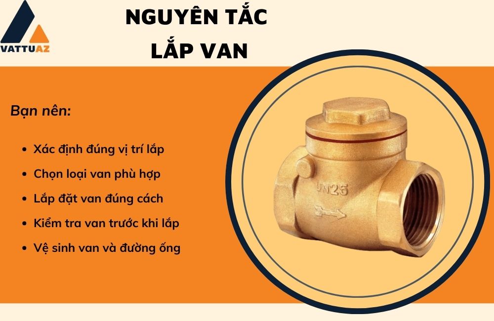 Nguyên tắc lắp van