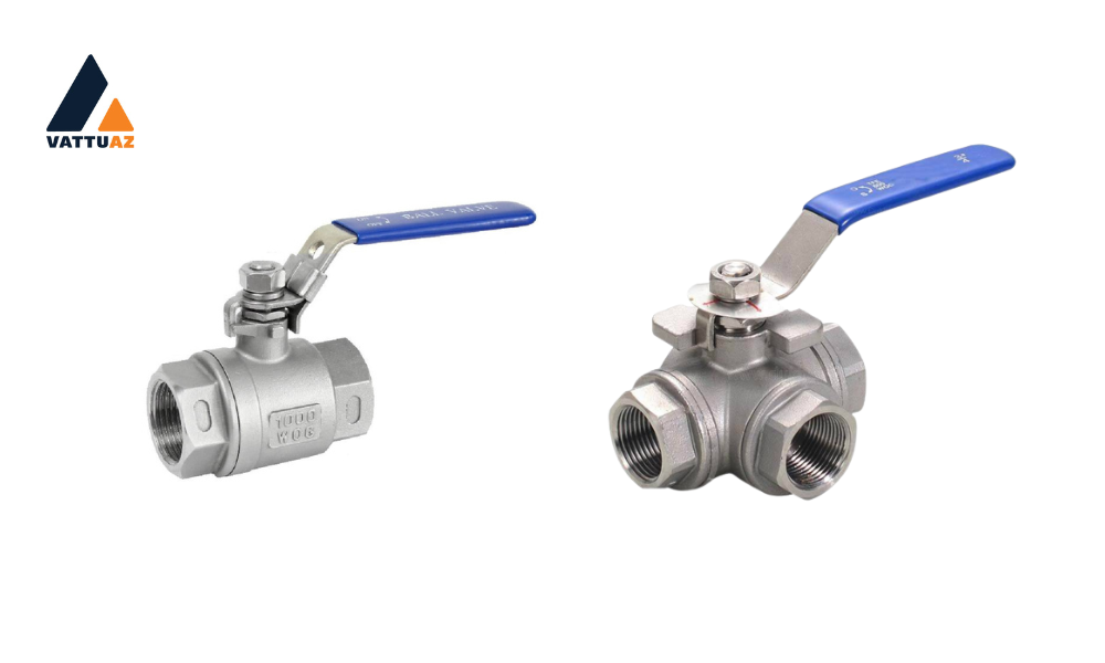 Phân loại van bi inox 304 theo số lượng dòng chảy