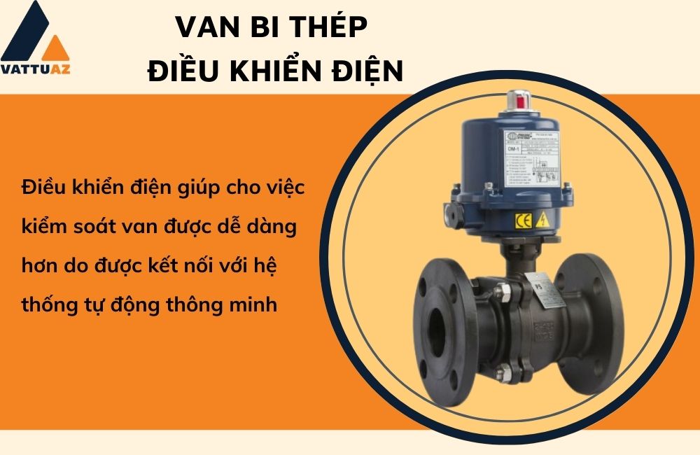 Van bi thép điều khiển điện