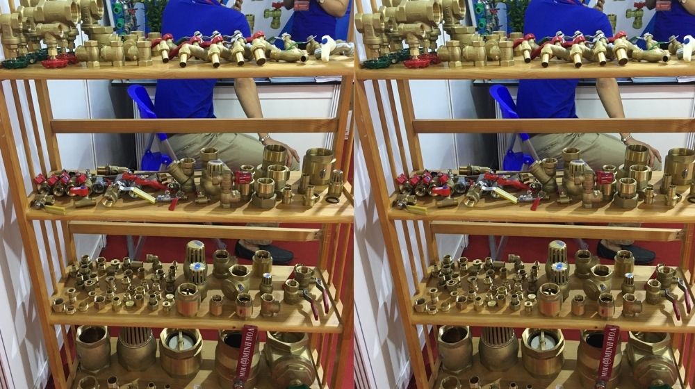 Đa dạng kích thước van bi tay bướm