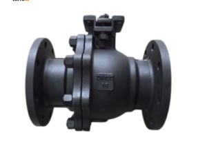 Van bi thép ETM 2 thân nối bích PN25