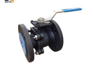 Van bi thép ETM 2 thân nối bích PN40