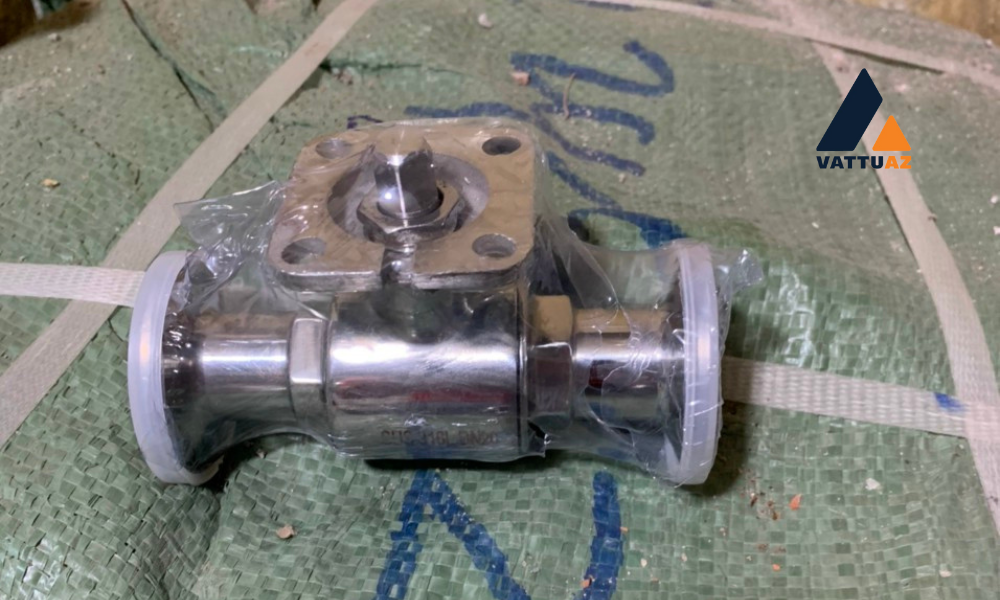 Van bi vi sinh 2 ngã nối clamp