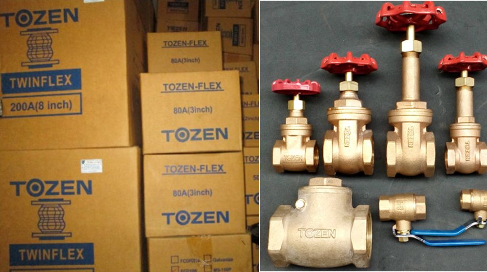 Vật Tư AZ đang phân phối chính hãng các sản phẩm van Tozen Nhật Bản
