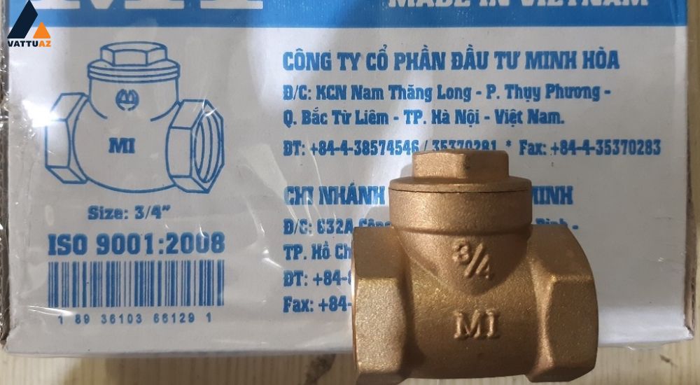 Van 1 chiều lá đồng MI