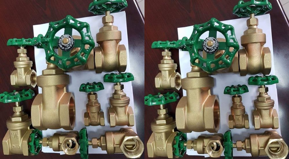 Van cổng Minh Hòa kết nối ren vận hành tay vặn