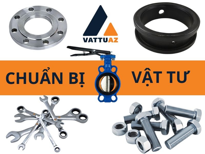 Vật tư lắp đặt van bướm