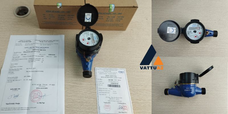 đồng hồ nước emic