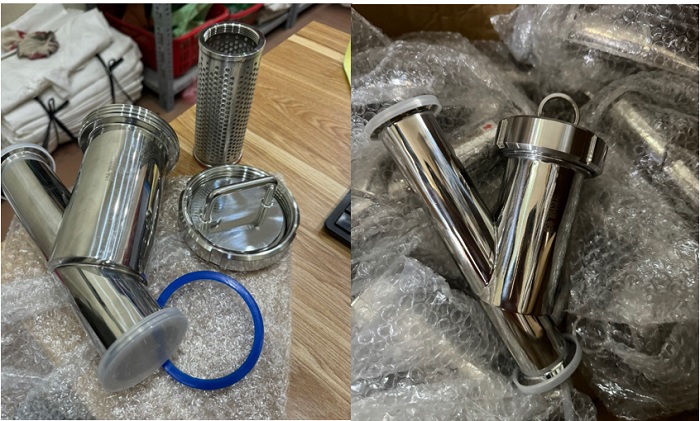 y lọc inox vi sinh clamp