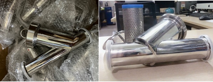 y lọc inox vi sinh clamp
