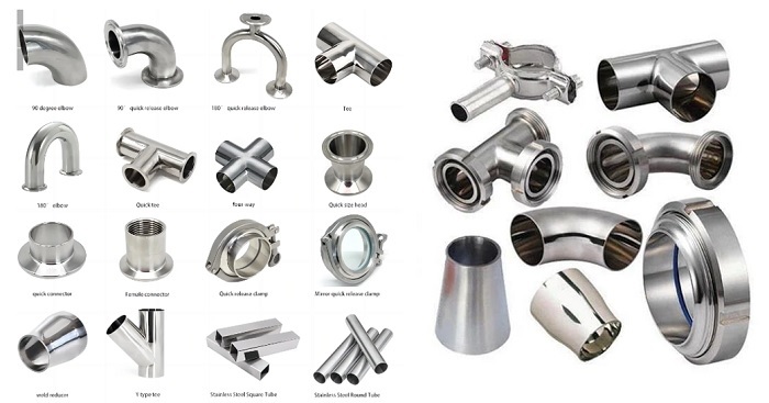 Tổng hợp các dòng phụ kiện inox vi sinh