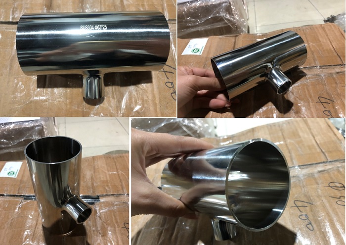 Ảnh tê giảm inox vi sinh