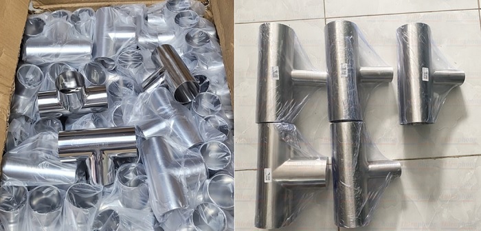 Ảnh tê giảm inox vi sinh