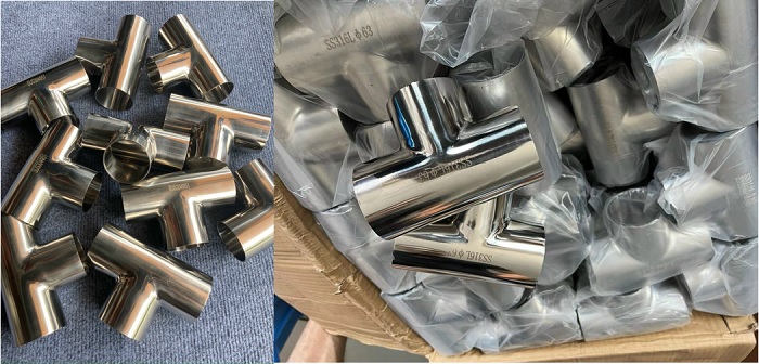 ảnh tê inox vi sinh