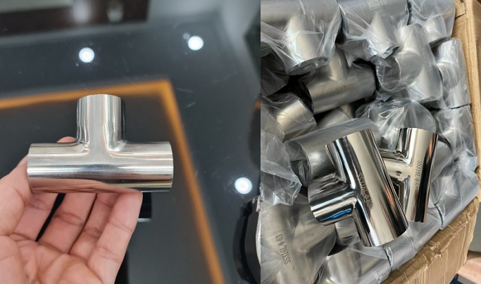 ảnh tê inox vi sinh