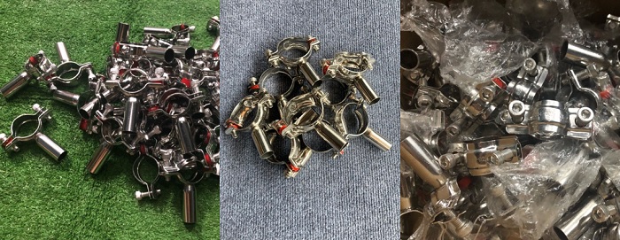 cùm treo ống inox vi sinh