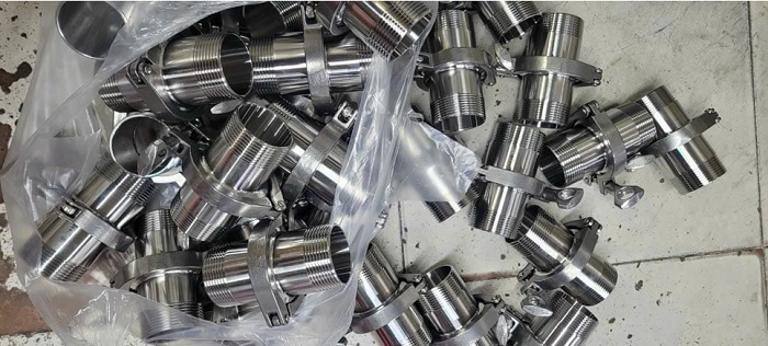 Ứng dụng khớp nối nhanh inox vi sinh