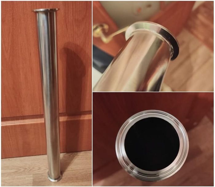 ảnh ống nối clamp inox vi sinh
