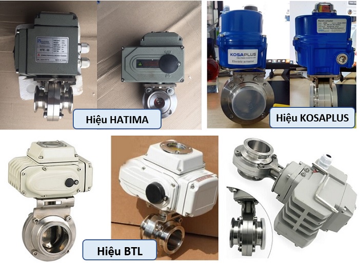 Phân loại van bướm vi sinh điều khiển điện