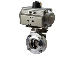 Van bướm vi sinh điều khiển khí nén